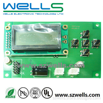 2 Layer PCBA with LCD Screen, PCB Assembly